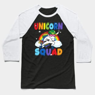 Unicorn Squad Speed Skate Ice Skater Winter Sports Baseball T-Shirt